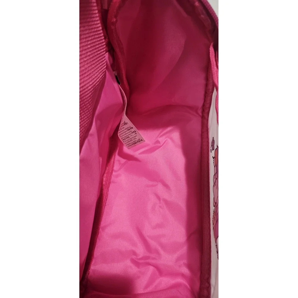 MINISO My Melody Travel Toiletry Bag‎ Hanging Organizer Pink Double Zip w/ Hook